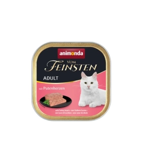 Animonda Vom Feinsten cat CLASSIC hovädzie a morčacie srdiečka bal. 16 x 100 g